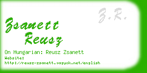 zsanett reusz business card